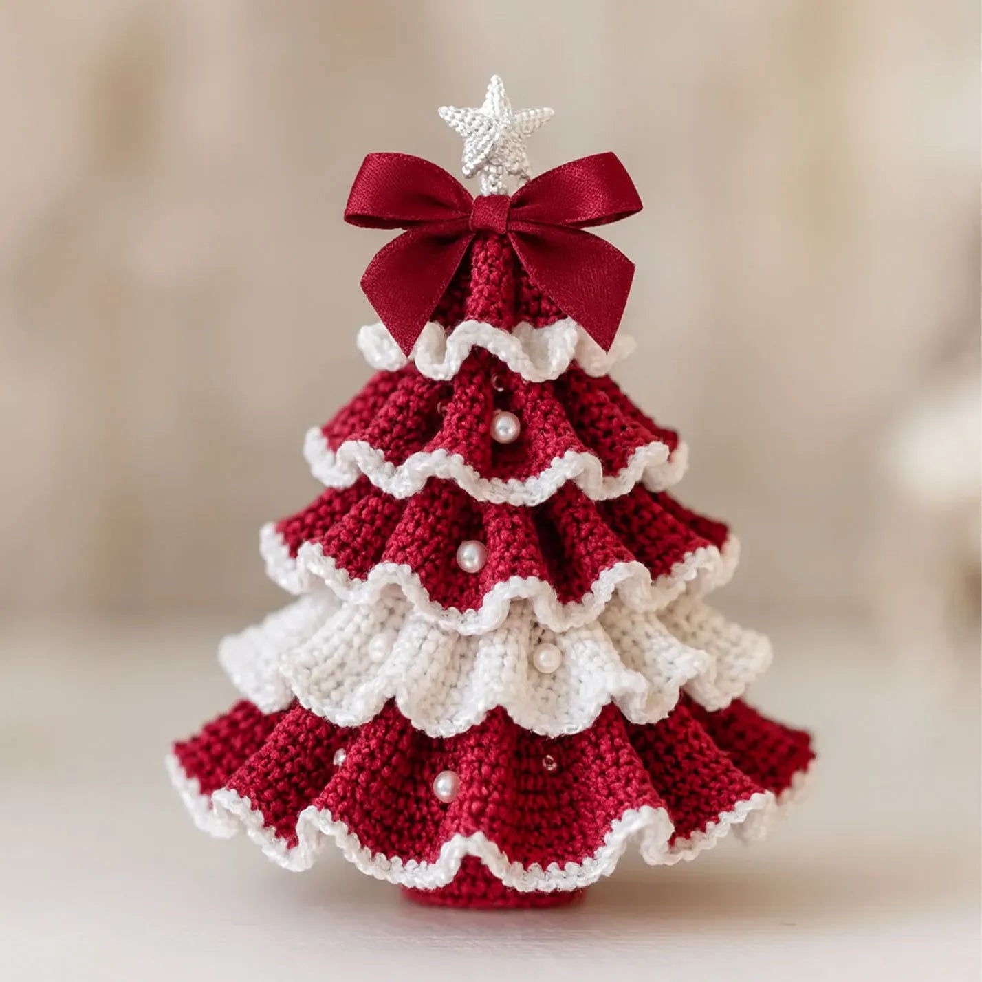 🎄 DIY Crochet Christmas Tree Kit – Create Your Own Holiday Magic