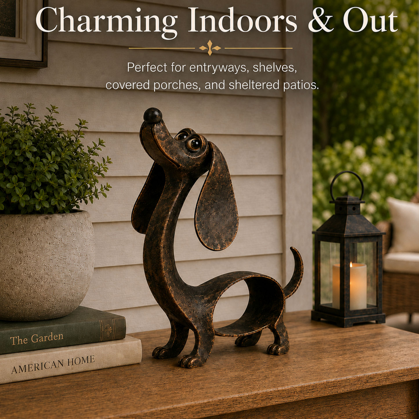 🐾Whimsical Dachshund Sculpture – Charming Dog Decor & Gift for Dachshund Lovers🐶