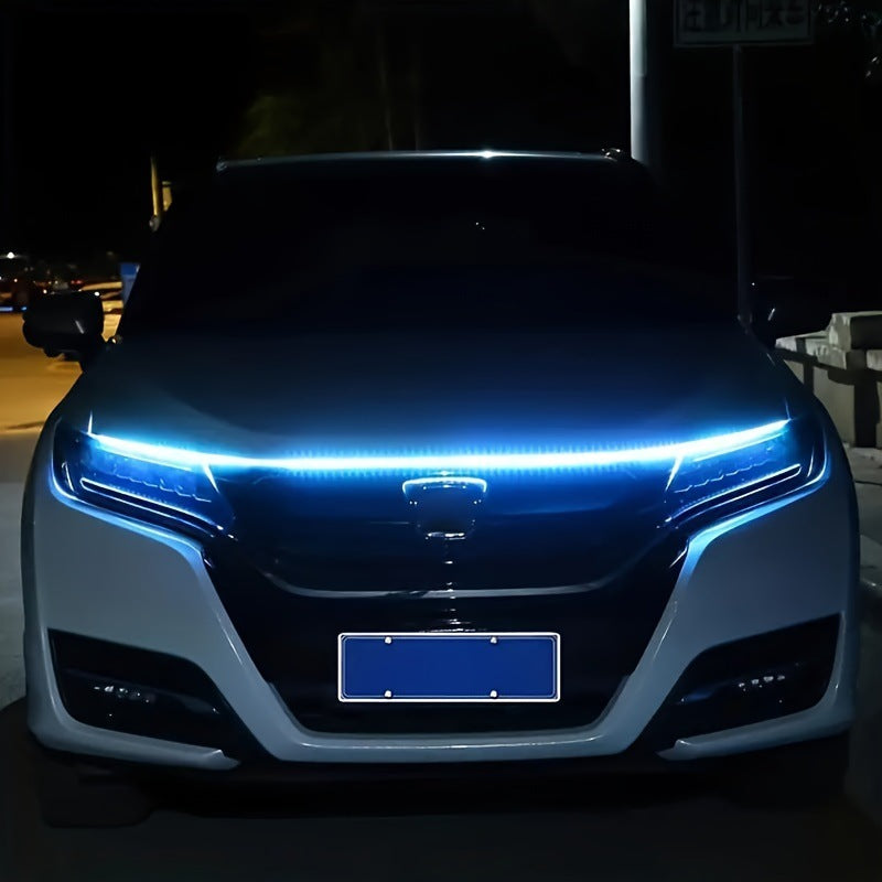 🔥🚗Dynamic Scan HoodBeam Kit- 48% OFF! Light up your hood with hypnotic smooth scanning effects! ✨🚗
