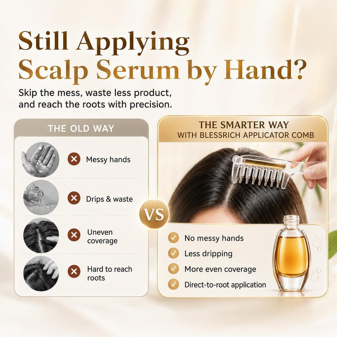 Scalp Serum Applicator Comb