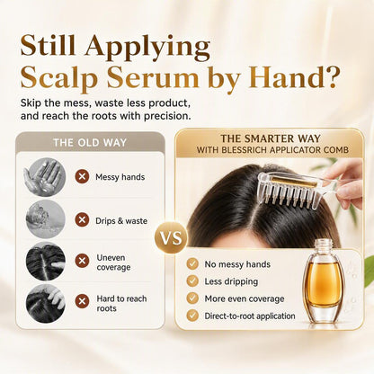 Scalp Serum Applicator Comb
