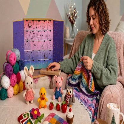🧵 Crochet Advent Calendar 2026 – 25 Days of Yarn, Crochet Tools, Patterns & Creative Surprises