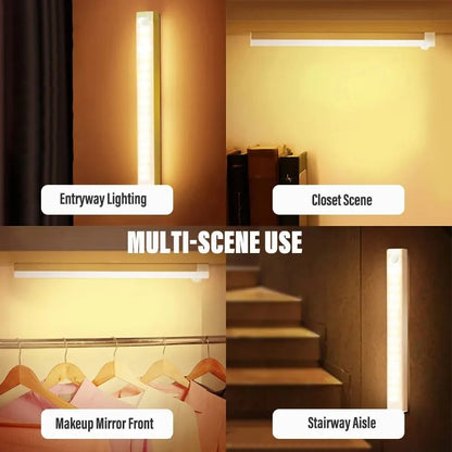 🔥Only $8.99 Last Day Promotion!💡 Punch-free Smart Sensor Magnetic Rechargeable LED Lights