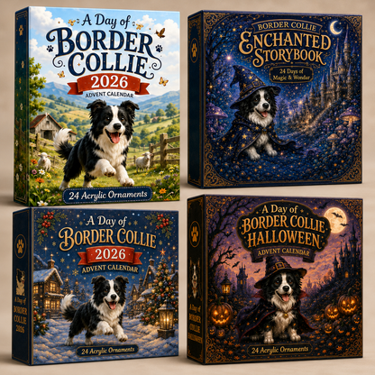 ⏰Limited Stock 49% OFF🔥🎄CHRISTMAS KICKOFF 40% OFF – A Day of Border Collie Advent Calendar 2026| Blind Box Christmas Gift for Border Collie Lovers