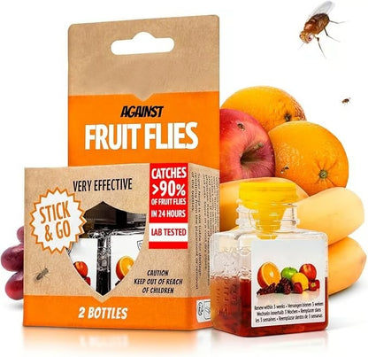 LAST DAY BUY 2 GET 1 FREE🔥Ultra-Strong Fruit Fly Trap - User Friendly (Up to 3 Weeks per Bottle)
