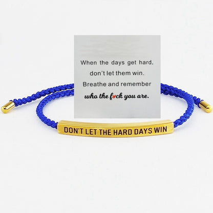 🔥Buy 1 Get 1 Free✨Don't Let The Hard Days Win Bracelet