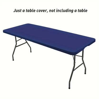 🌸 LIMITED TIME 60% OFF! ✨Pack Stretch Fabric Table Top Cap Cover, fits 4ft/6ft/8ft Tables