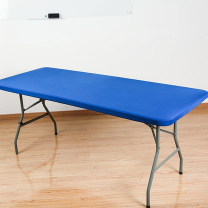 🌸 LIMITED TIME 60% OFF! ✨Pack Stretch Fabric Table Top Cap Cover, fits 4ft/6ft/8ft Tables