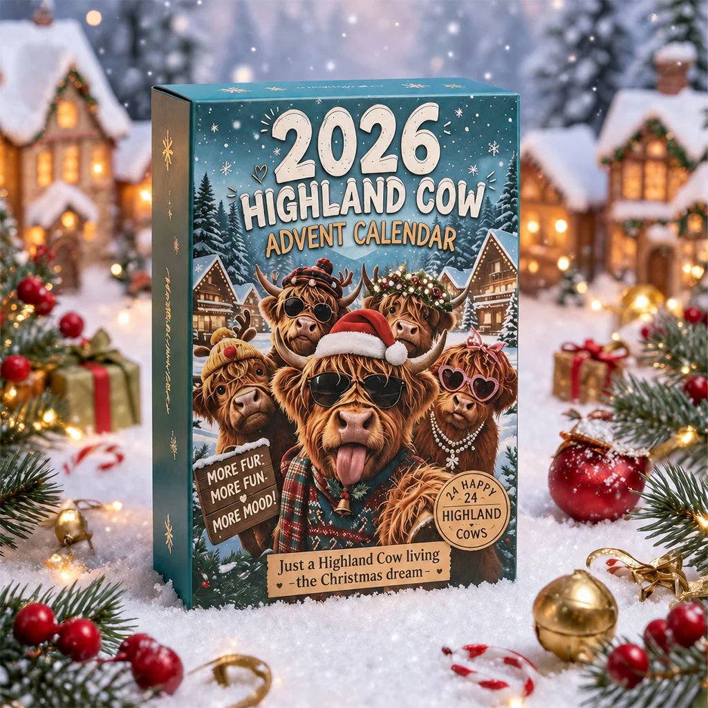 2026 Highland Cow Advent Calendar