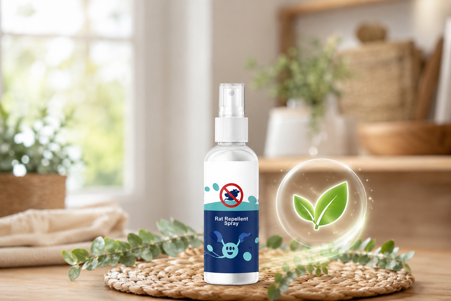 Non‑Toxic Safe Rodent Repellent Spray