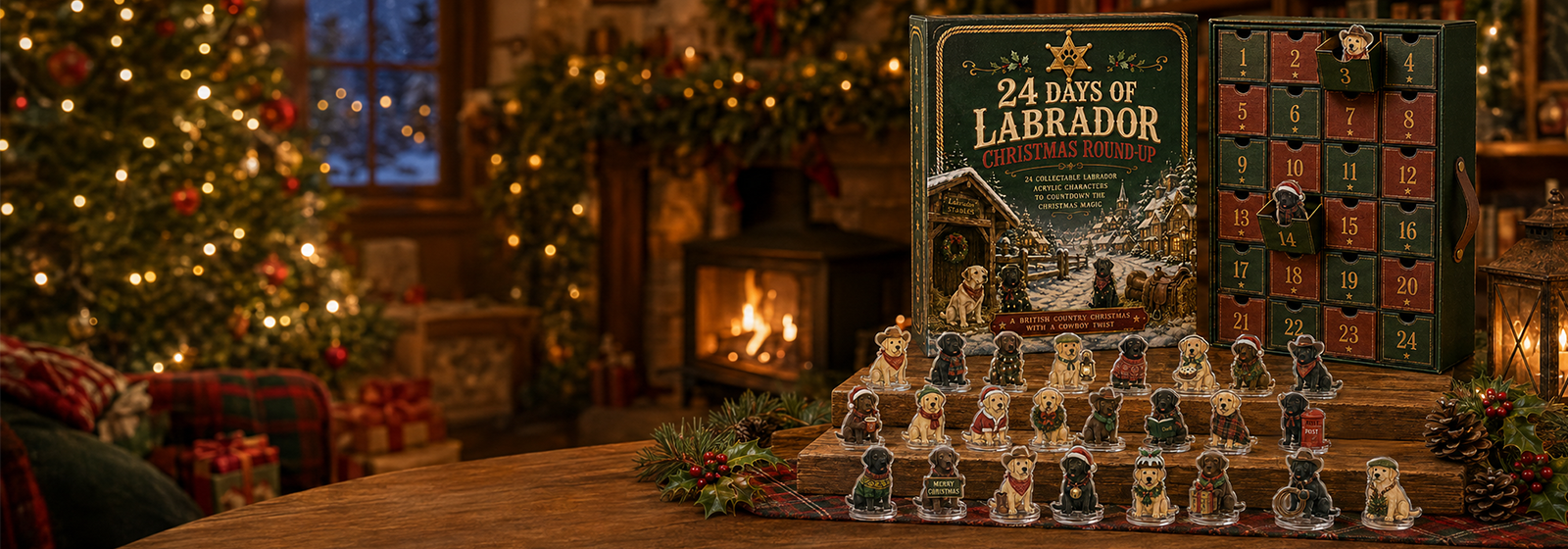 Warm Labrador‑Filled Holiday Joy