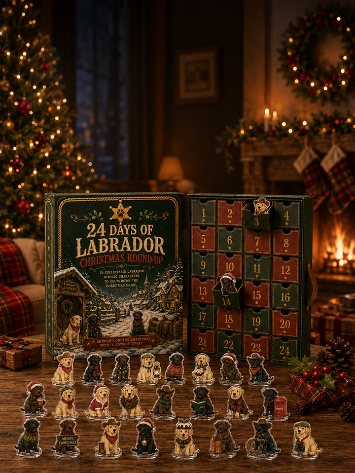 Warm Labrador‑Filled Holiday Joy