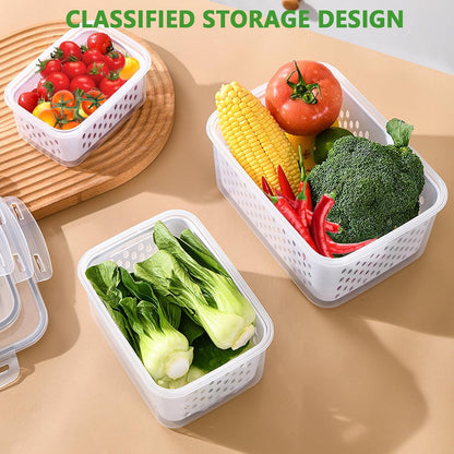🔥🔥Hot Sale 🍓 Refrigerator Food Storage Containers – Keep Fruits Fresh