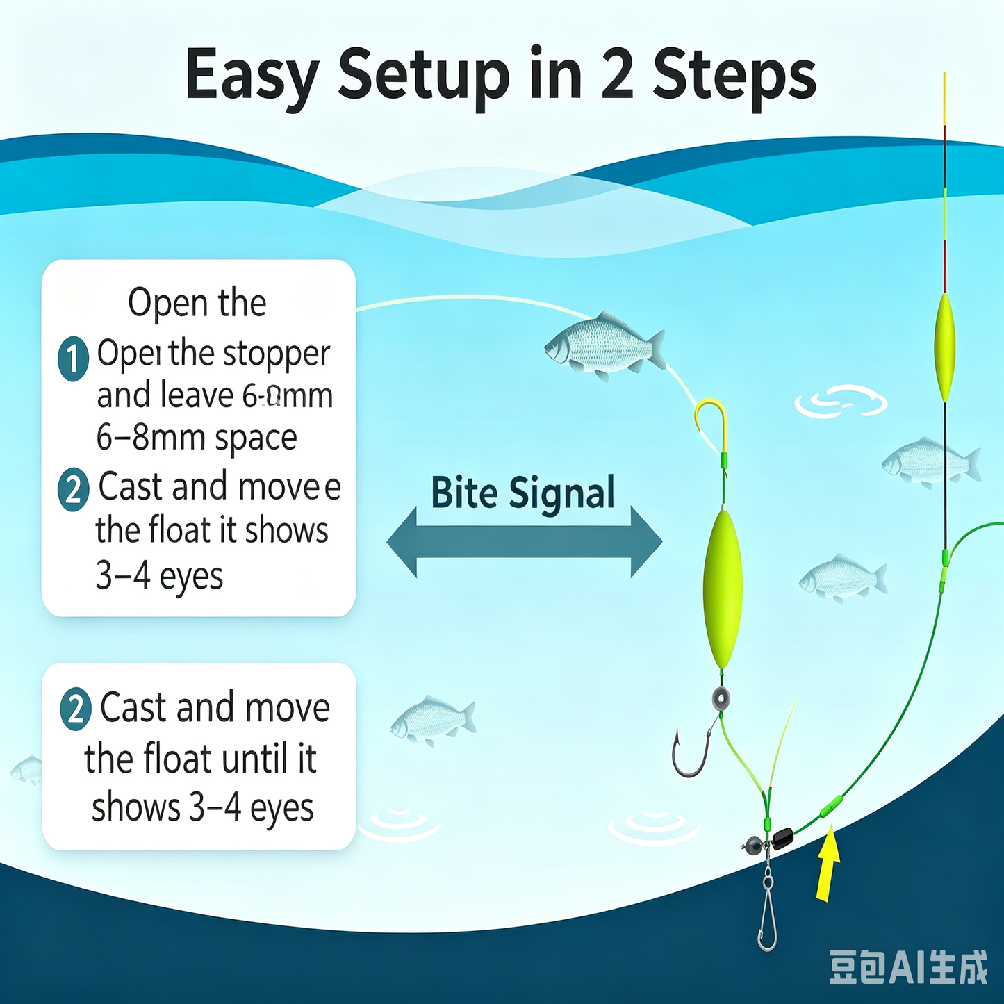 Ready‑to‑Fish Anti‑Bottom Dual Hook Rig