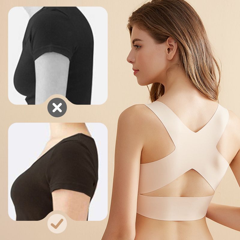🏆 Last Day Special Price £9.99 ! 💐AlignLift Posture-Perfect Wireless Bra – Posture Correction (The leopard-print style is sold out)💕