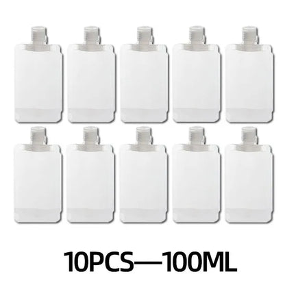 🌷Summer SALE - Portable Travel Fluid Makeup Packing Bag(10 Pcs）