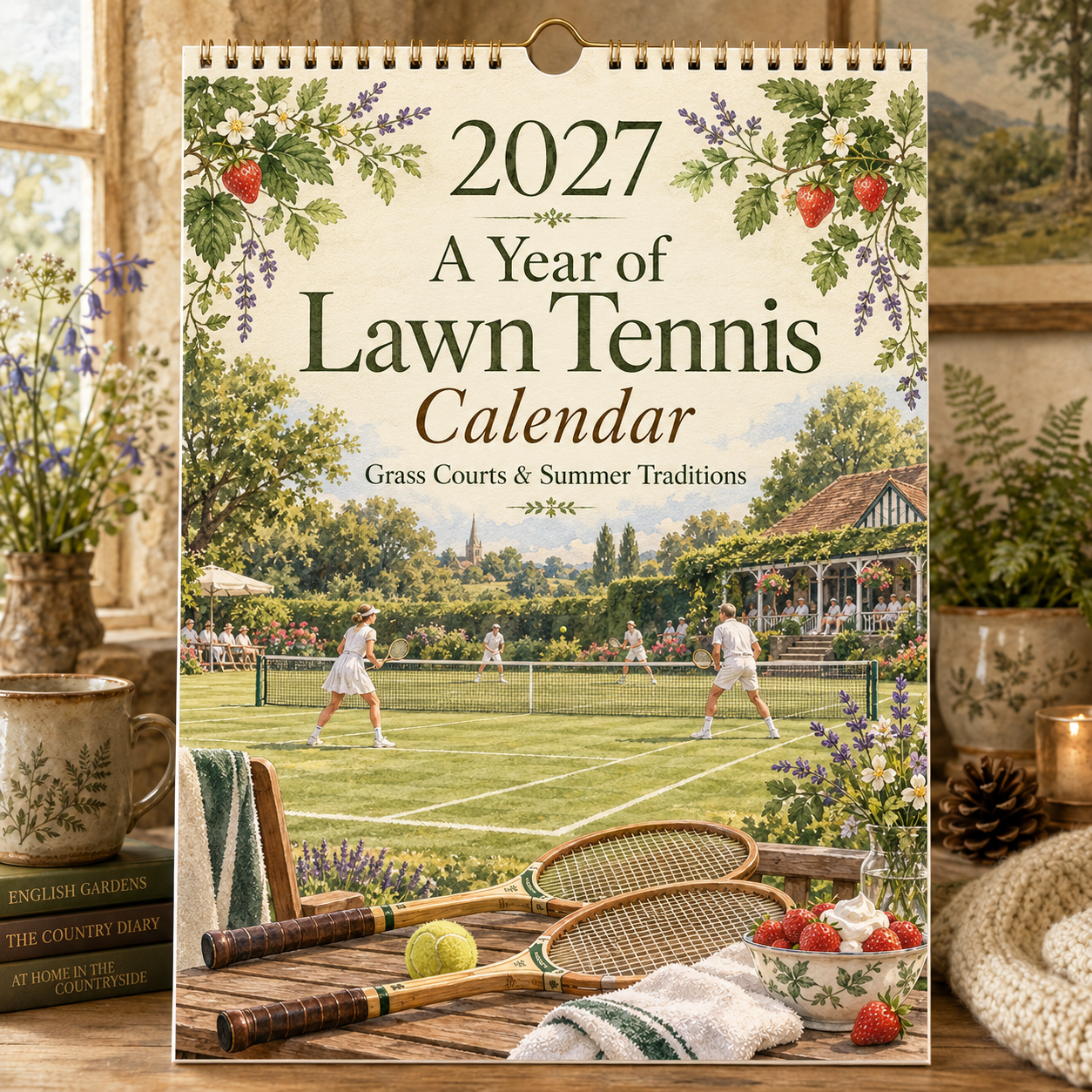 2027 Lawn Tennis Calendar — Grass Courts & Summer Traditions