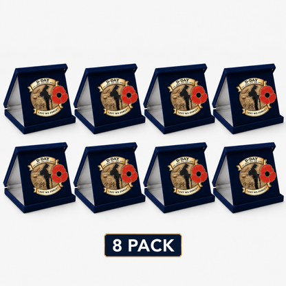 Limited Edition D-DAY 80th Anniversary Commemorative Brooch
