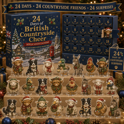 🎄 Last Day 49% OFF – British Garden Friends Advent Calendar 2026 | 24 Days of Garden Wildlife with 24 Unique Acrylic Animal Collectibles 🎁