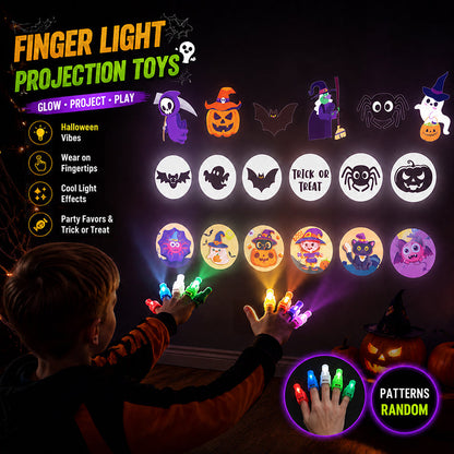 🎃 Halloween Finger Projection Lights – Spooky Fun at Your Fingertips