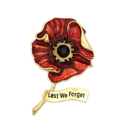VE Day 80 Poppy Brooch | Limited Edition Anniversary Keepsake