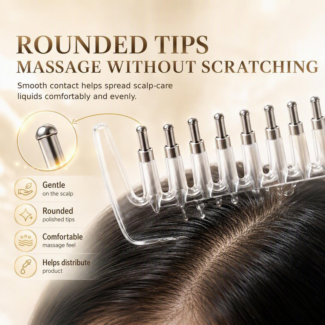 Scalp Serum Applicator Comb