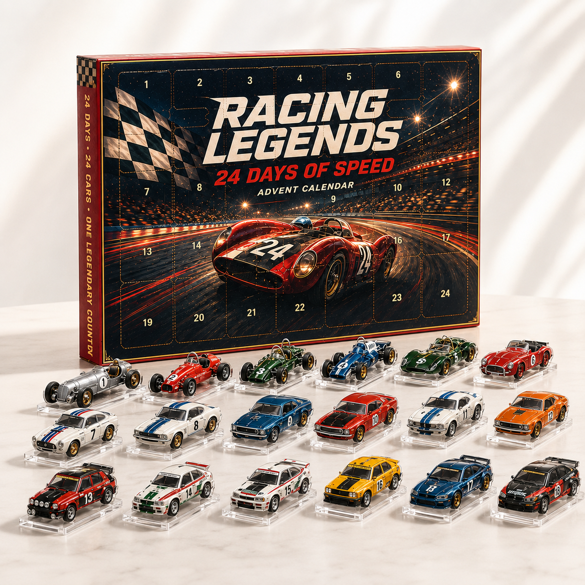 🏆Racing Legends Advent Calendar — 24 Days of Speed