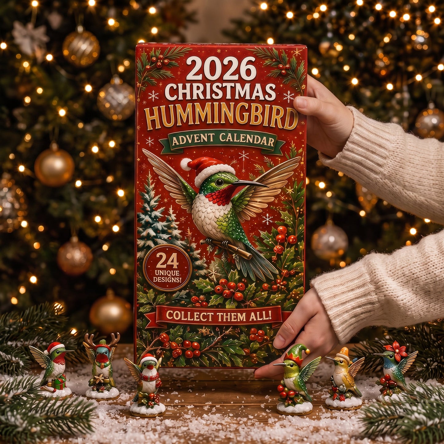🐦2026 Christmas Hummingbird Advent Calendar – Every Day Brings New Surprises 🎄✨