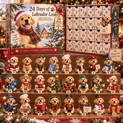 🎁Last Day 49% OFF-🐾 24 Days of Holiday Pup Adventures™