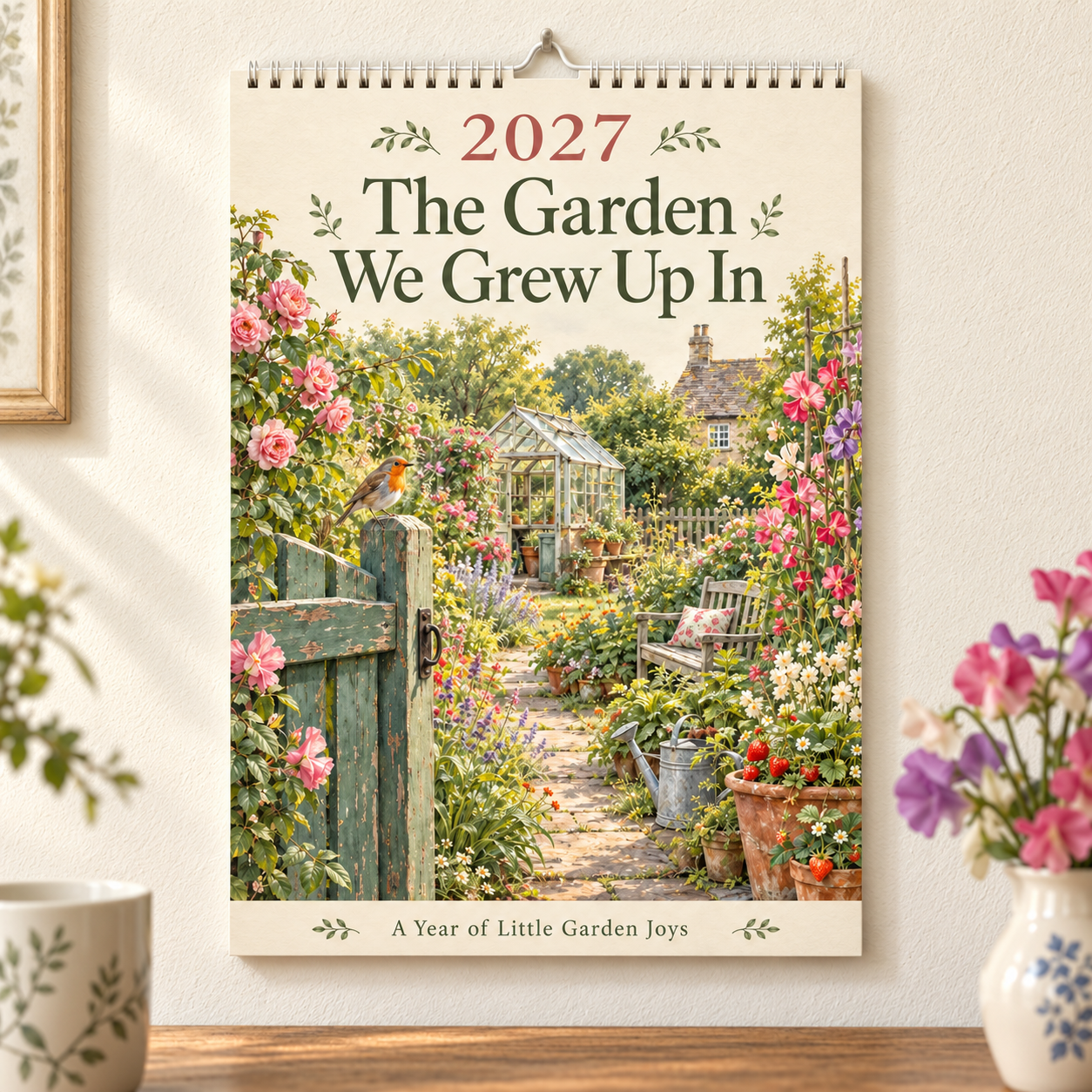 The Garden We Grew Up In – 2027 British Garden Wall Calendar