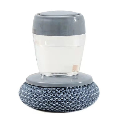 2 in 1 Liquid Soap Dispensing Palm Brush