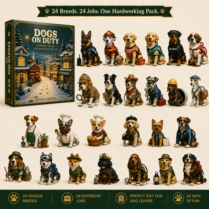 Dogs on Duty– 24 Breeds & 24 Jobs Dog Advent Calendar