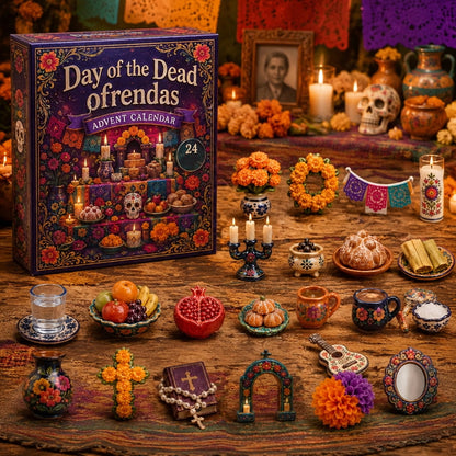 2026 Remember & Celebrate Advent Calendar – 24 Days of Día de los Muertos Traditions, Flowers, Memories & Folk Art Treasures