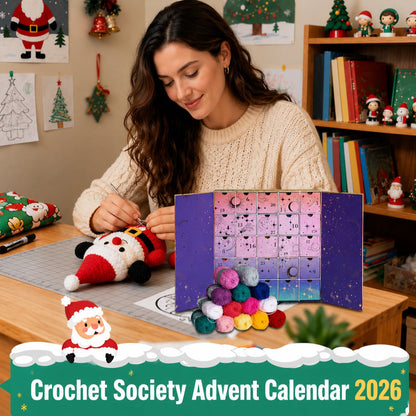 🧵 Crochet Advent Calendar 2026 – 25 Days of Yarn, Crochet Tools, Patterns & Creative Surprises