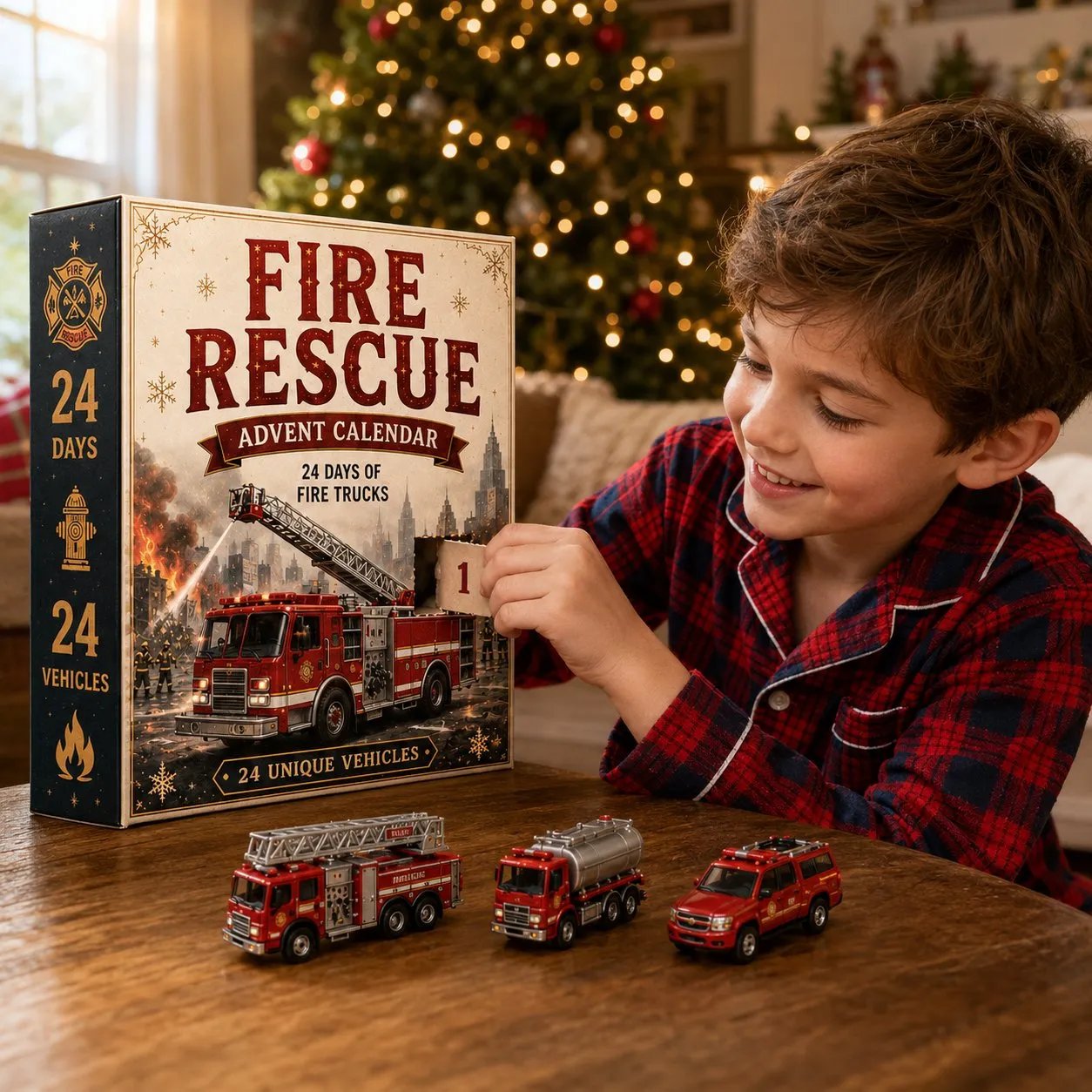 🚜Build the Fleet Collection 24-Day Vehicle Advent Calendar Series
