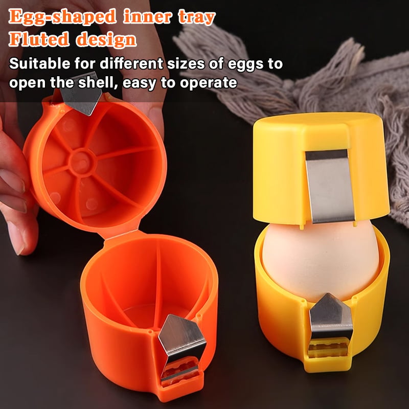Last Day 50% OFF🥚Efficient Egg Cracking Tool, Handy Egg Separator