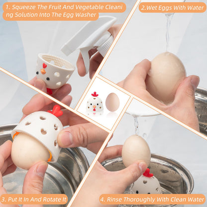 🎉Silicone Egg Scrubber & Washer Tool