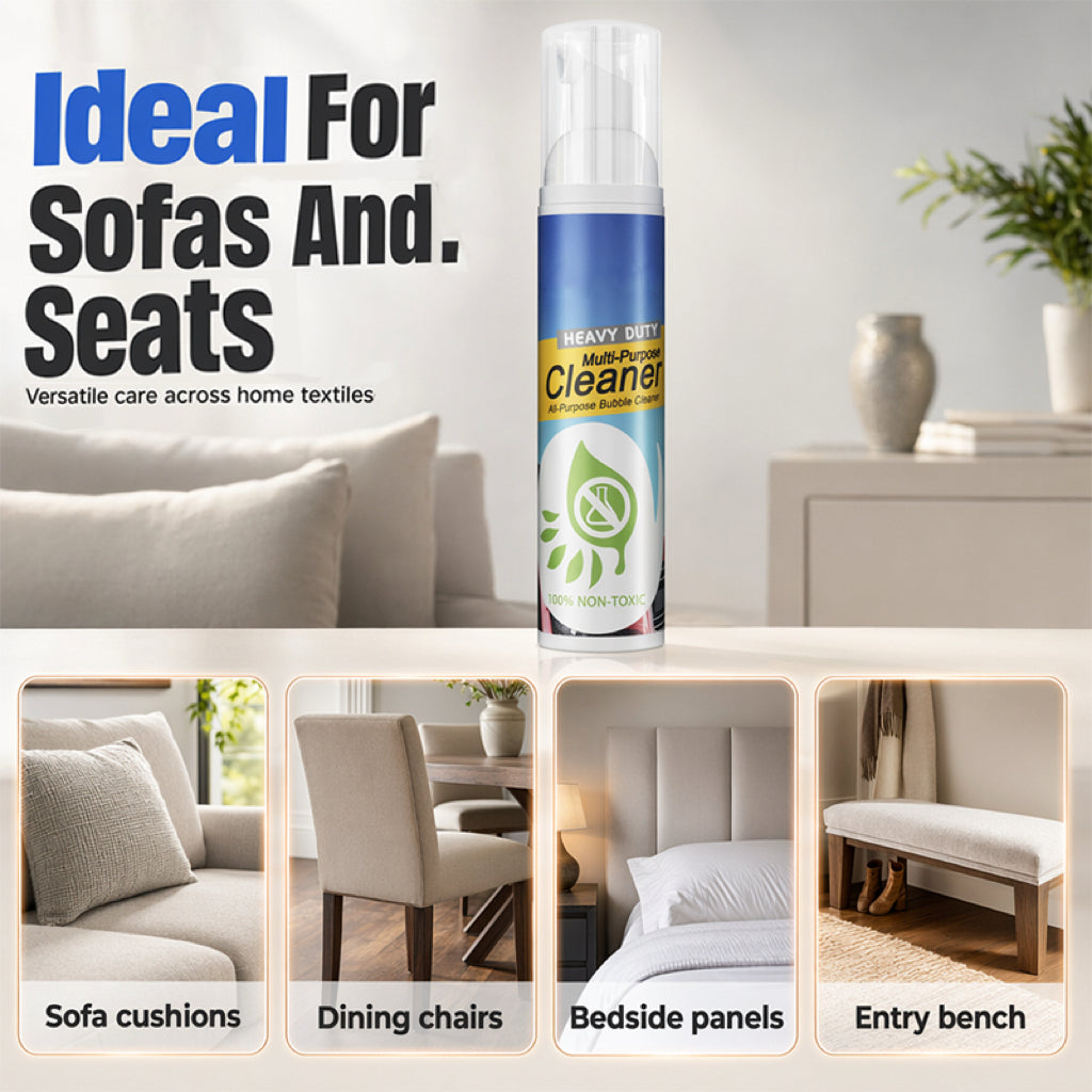 🧼 47% OFF NOW! 💨 Heavy Duty Multi-Purpose Foam Cleaner – Removes grease, stains & odours – Perfect for cars, kitchens, upholstery & more – powerful yet gentle ✨🚗🏠