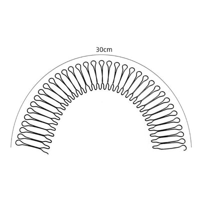 Flexible Invisible Grip Flyaway Hair Comb