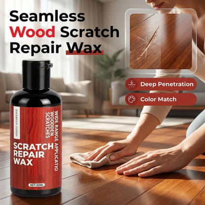🥳2026 HOT SALE🥳50% OFF! Scratch Repair Wax with Sponge Eraser– Instantly fills scratches & scuffs on wood floors & furniture. Restores natural grain, no need to replace! 💰✨