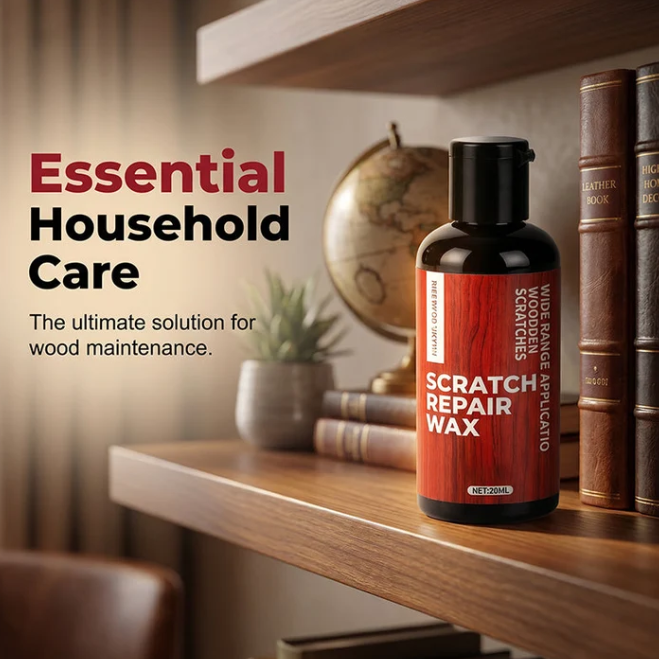 🥳2026 HOT SALE🥳50% OFF! Scratch Repair Wax with Sponge Eraser– Instantly fills scratches & scuffs on wood floors & furniture. Restores natural grain, no need to replace! 💰✨