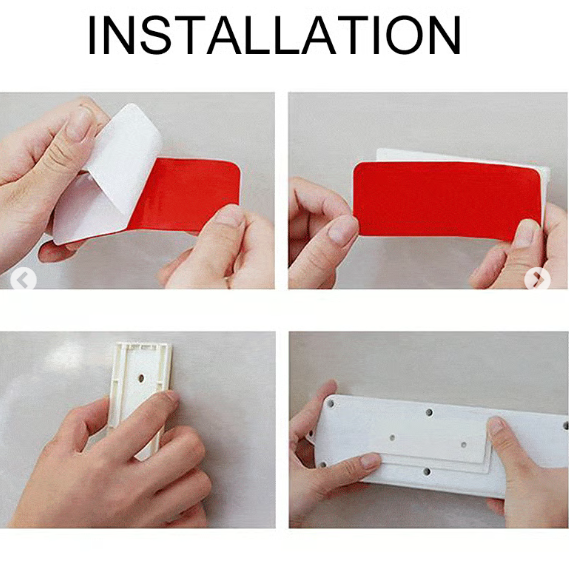 Adhesive Punch-free Socket Holder