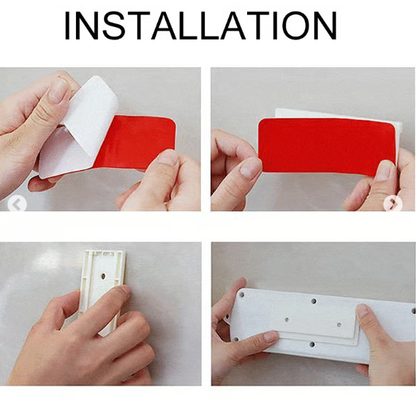 Adhesive Punch-free Socket Holder
