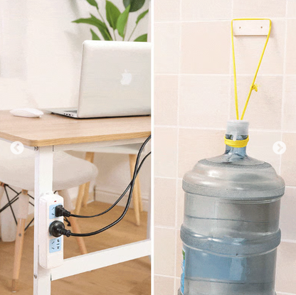 Adhesive Punch-free Socket Holder