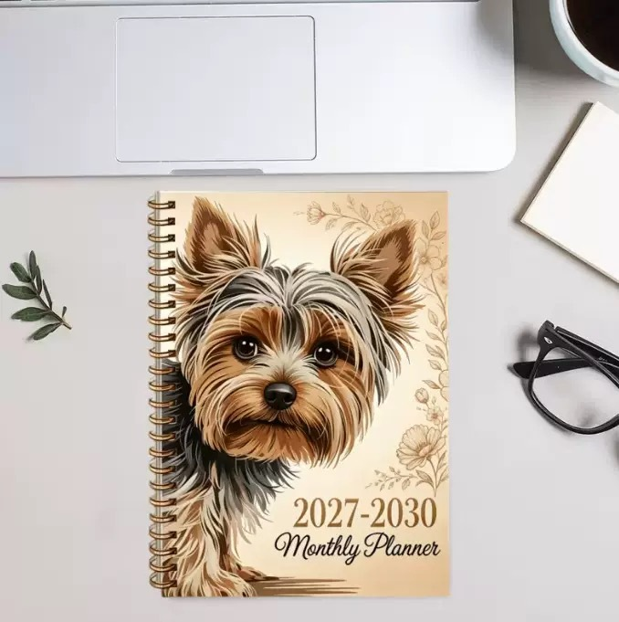 🐮 2026–2030 Monthly Planner ✨ Cute Highland Cow 5-Year Calendar | Large Monthly Blocks for Long-Term Planning