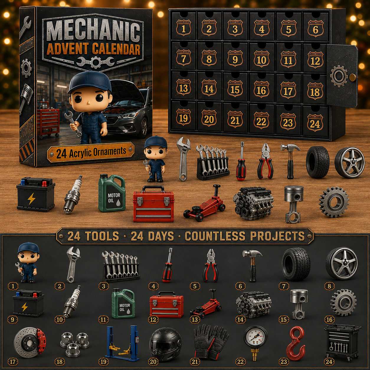 Mechanic Advent Calendar 2026 - 24-Day Festive Countdown