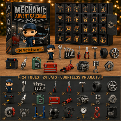 Mechanic Advent Calendar 2026 - 24-Day Festive Countdown