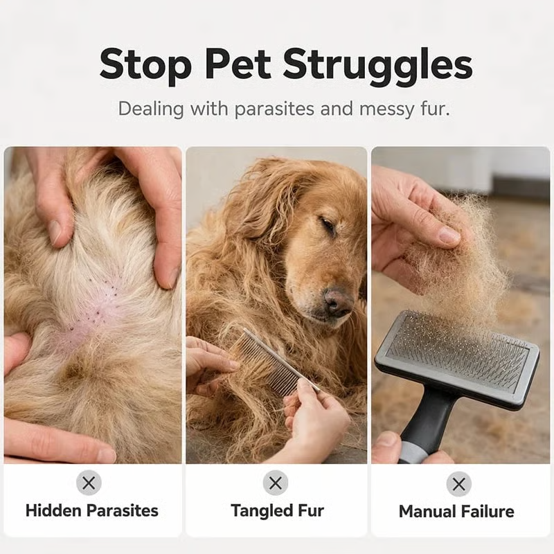 🔥Hot Sale - 49% OFF🐶Electric Pet Flea Remover and Detangling Comb