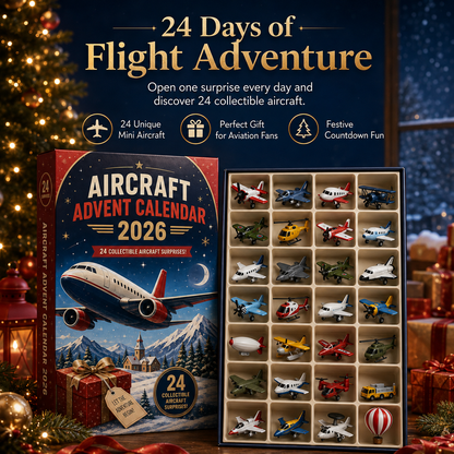 ✈️ Aircraft Advent Calendar 2026 – 24 Days of Flight Adventure