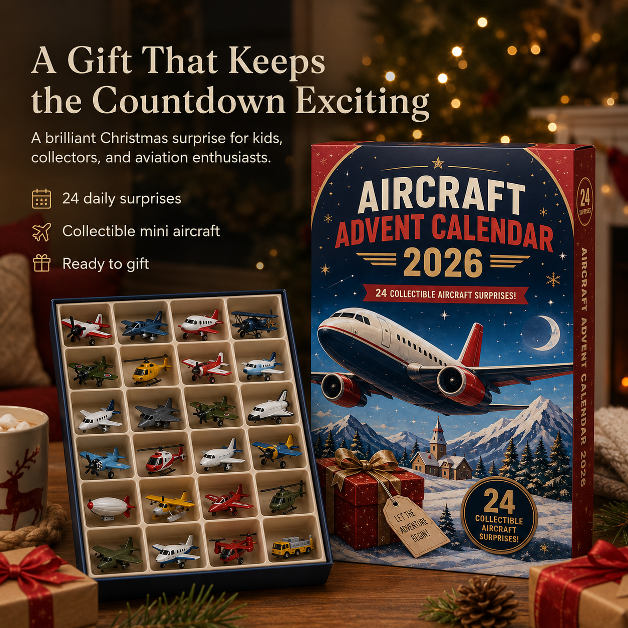 ✈️ Aircraft Advent Calendar 2026 – 24 Days of Flight Adventure